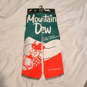 NWT Mountain Dew Socks